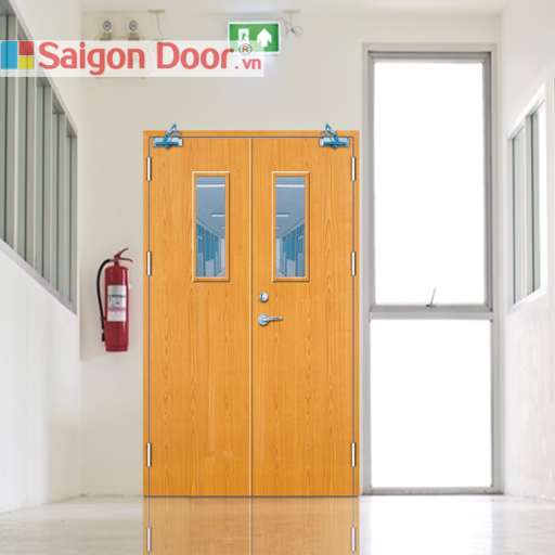 CỬA THÉP VÂN GỖ SGD 2