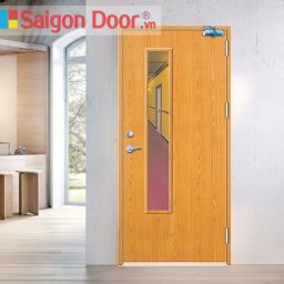 CỬA GỖ CHỐNG CHÁY GCC-P1GL
