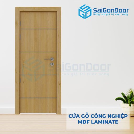 Cửa Gỗ Công Nghiệp MDF Laminate P1R4a
