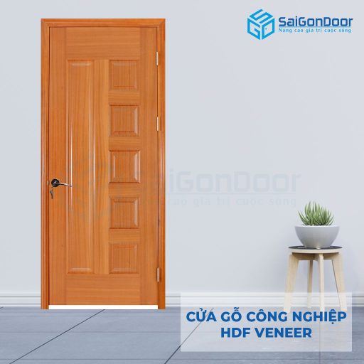 Cửa gỗ công nghiệp HDF Veneer 6B-sapele (4)