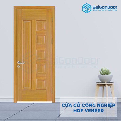 Cửa gỗ công nghiệp HDF Veneer 6B-sapele (5)