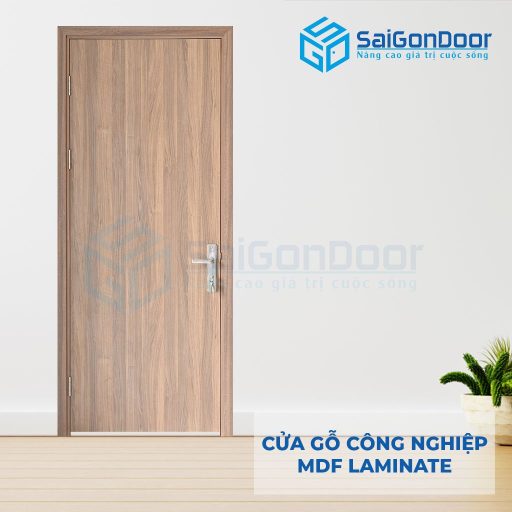 Cửa Gỗ Công Nghiệp MDF Laminate P1 (2)