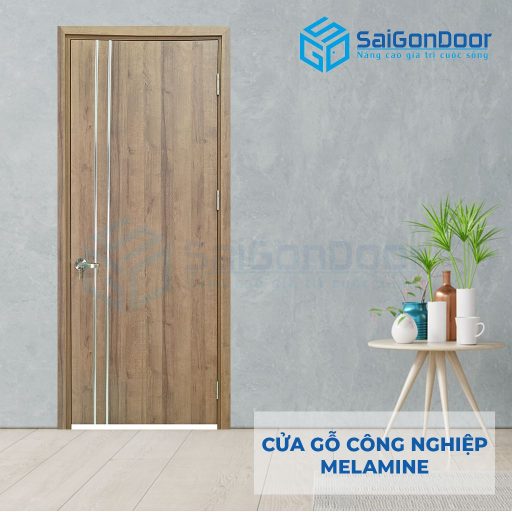Cửa Gỗ Công Nghiệp MDF Melamine P1R2-2