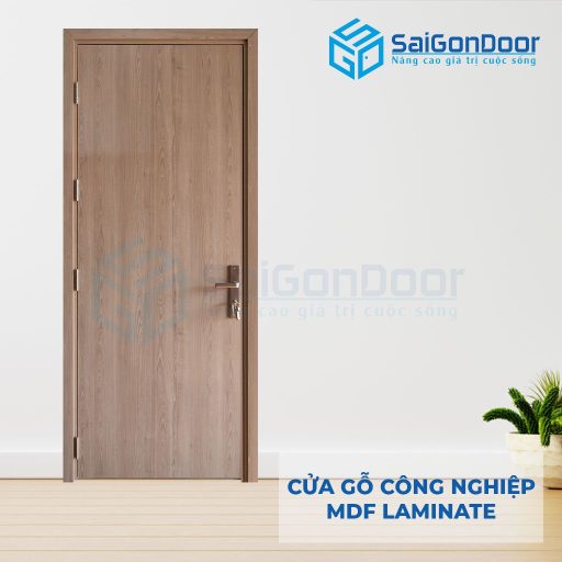 Cửa Gỗ Công Nghiệp MDF lamiante P1 (2)