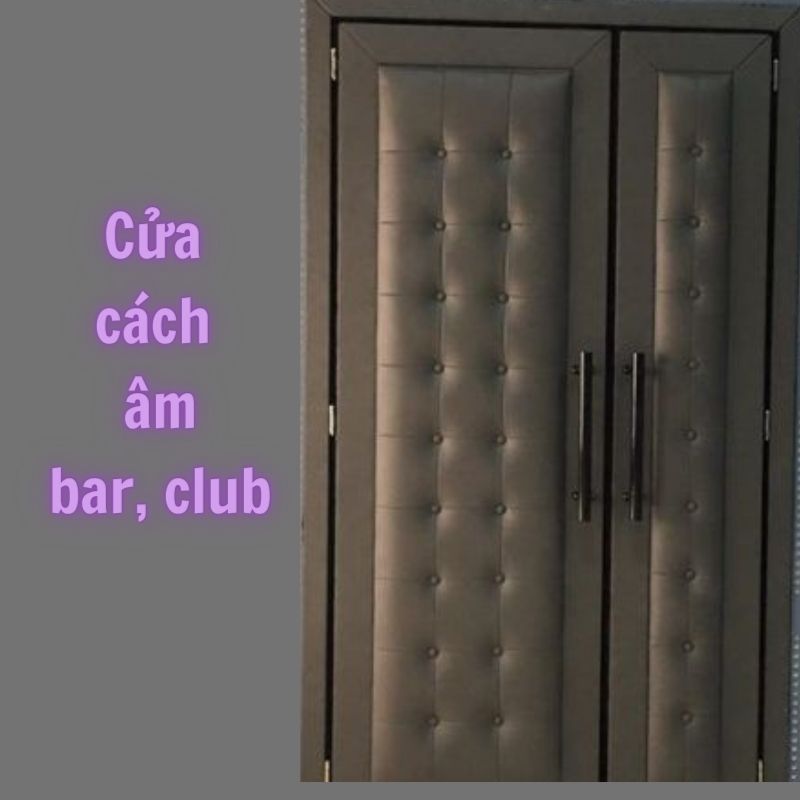 Cửa cách âm quán bar, club mẫu 12