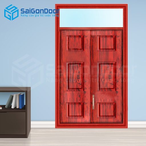 Cửa thép vân gỗ TVG-CS2H11-OT D