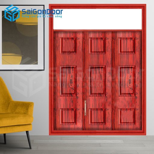 Cửa thép vân gỗ TVG-CS3H11 D