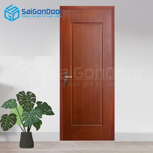 Cửa gỗ công nghiệp HDF Veneer 1B Xoan Đào