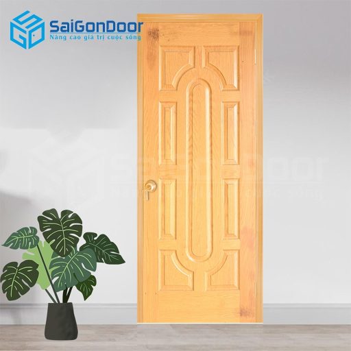 Cửa gỗ công nghiệp HDF Veneer 019 Sồi