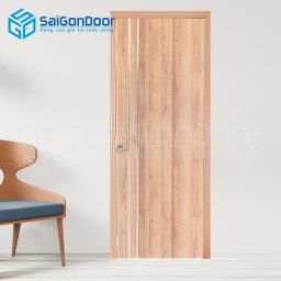 Cửa gỗ chống cháy GCC-MDF Melamine P1R2 inox