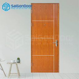 Cửa gỗ chống cháy GCC-MDF Veneer P1R5 Xoan-đào