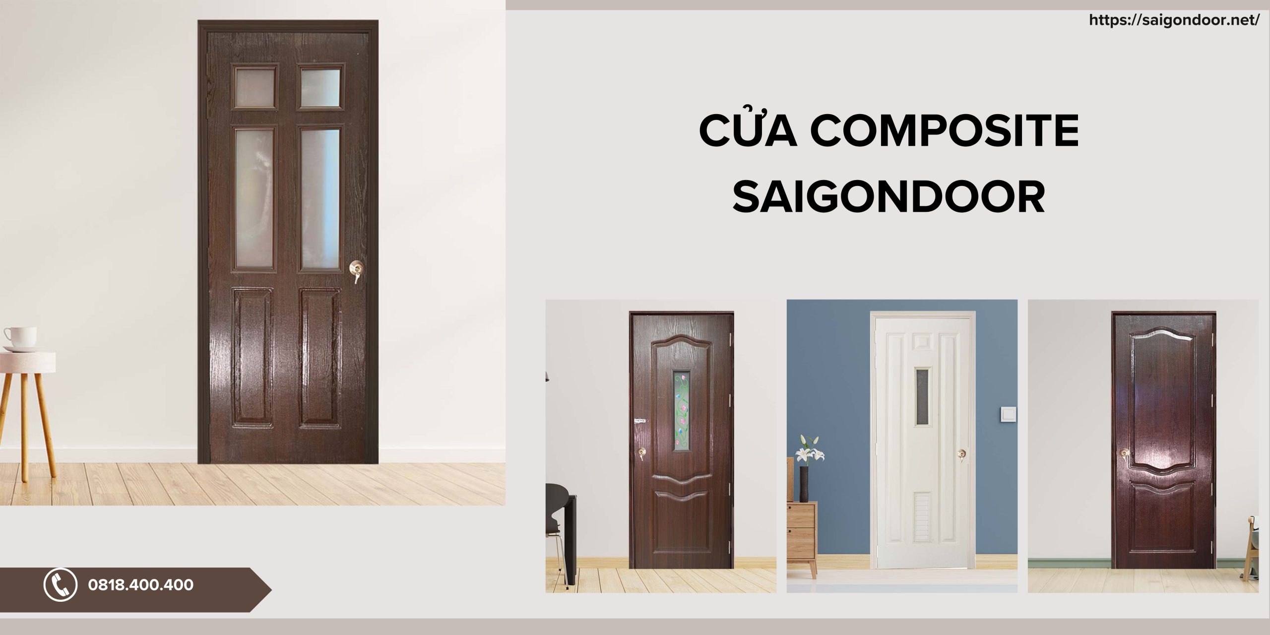 Lựa chọn Sài Gòn Door khi mua cửa nhựa giả gỗ 
