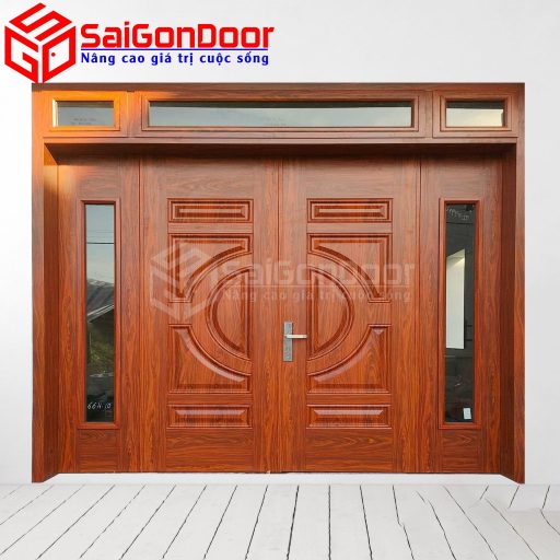 Cửa Thép Vân Gỗ SGD-KM.TVG-4C.14