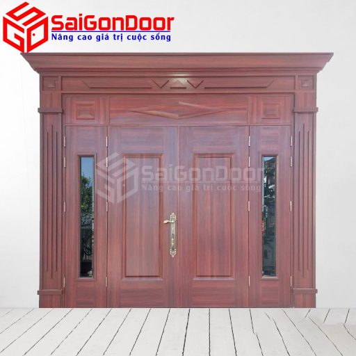 Cửa Thép Vân Gỗ SGD-KM.TVG-4C.24