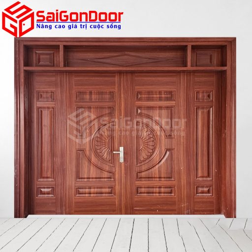 Cửa Thép Vân Gỗ SGD-KM.TVG-4C.28