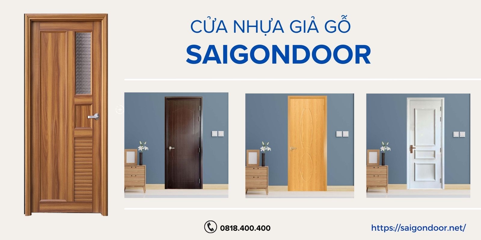 Cửa nhựa giả gỗ tỉnh Bình Phước được ưa chuộng 