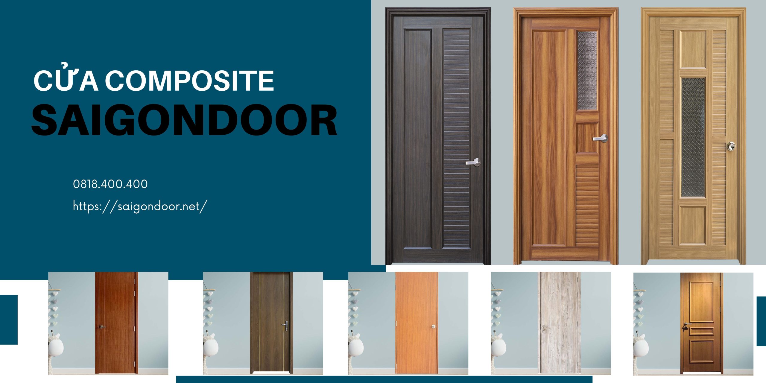 Thiết kế các mẫu cửa composite trên thị trường 