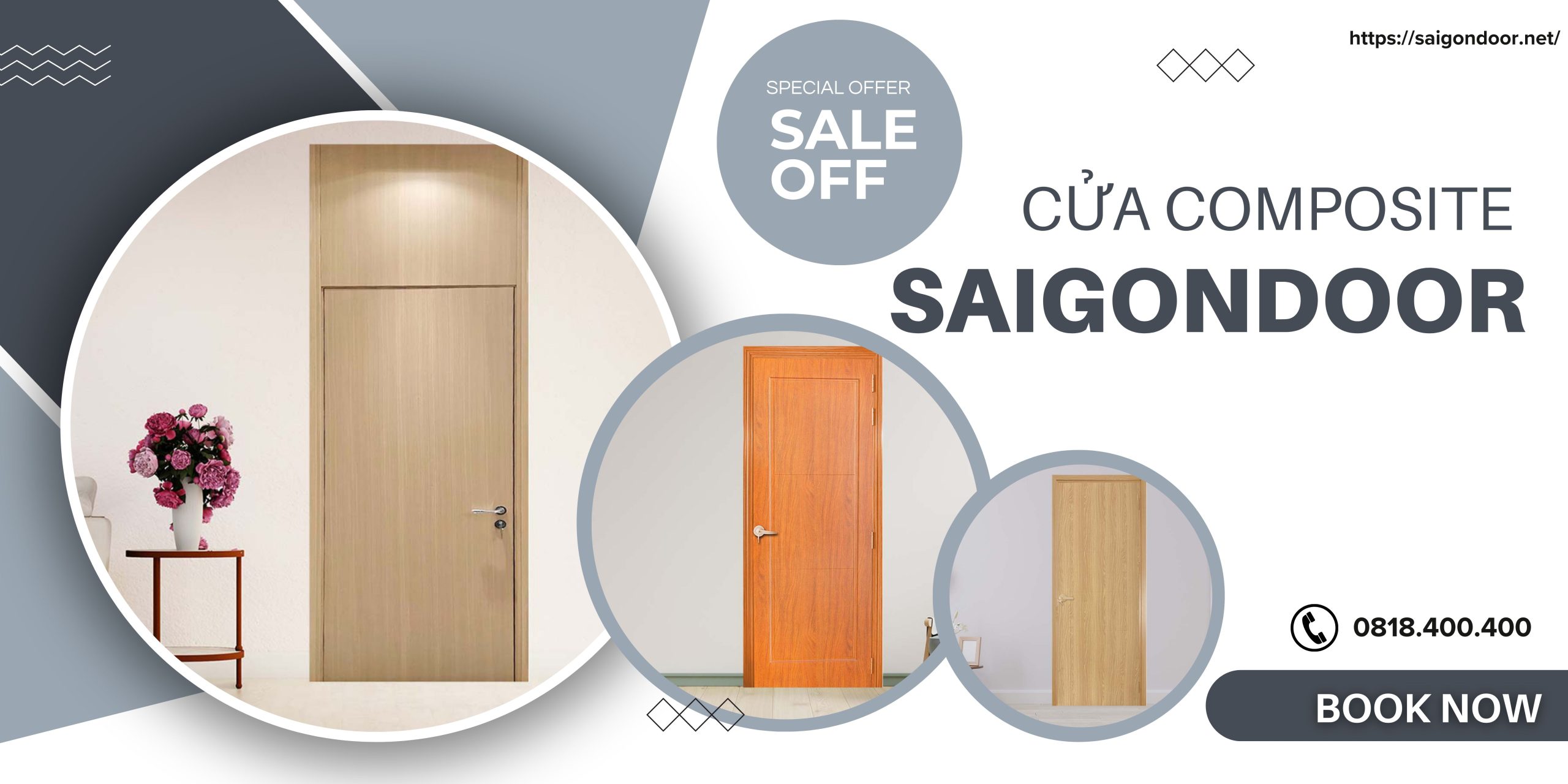 Vị trí lắp đặt các sản phẩm cửa composite 