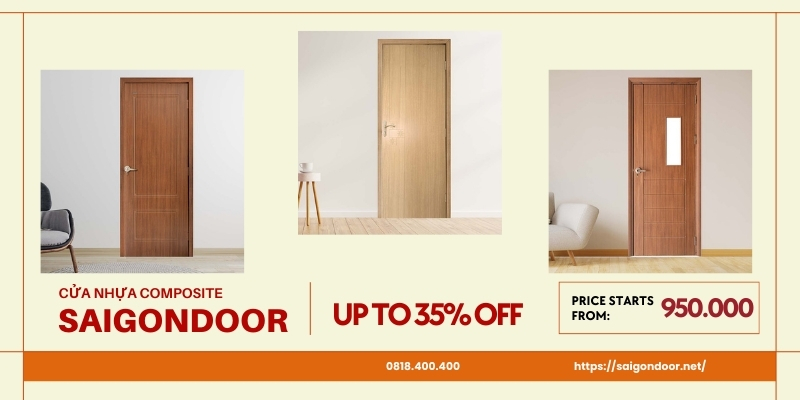 Cửa nhà vệ sinh có khả năng chống thấm nước 