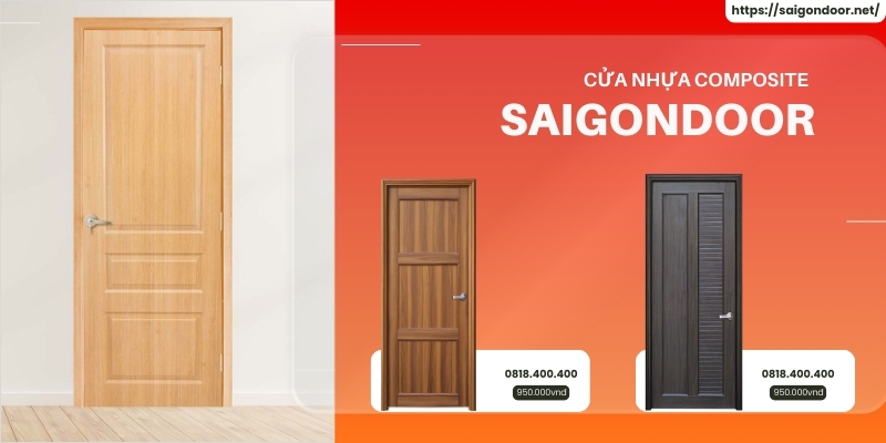 Một số mẫu cửa gỗ nhựa cổ điển bắt mắt 
