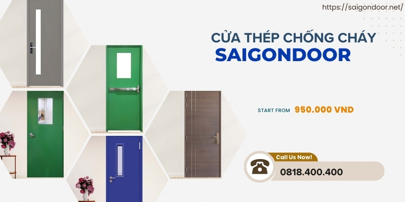 Báo giá cửa thép chống cháy An Giang tại Sài Gòn Door