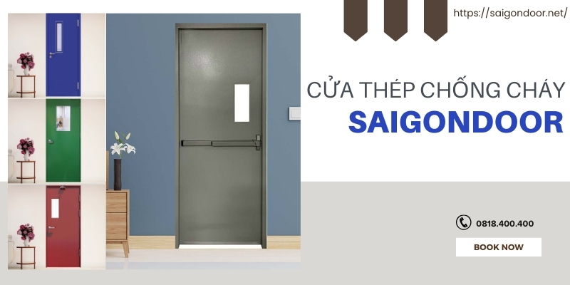 Cánh cửa được cấu tạo chắc chắn và chịu lực