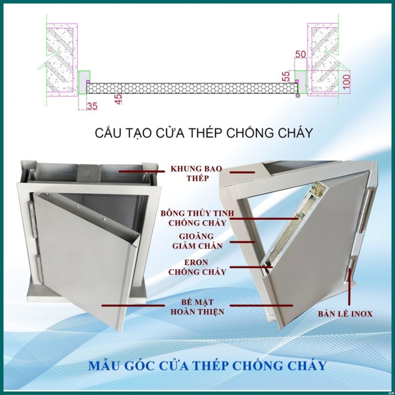 Cấu tạo của thép chống cháy Bạc Liêu hiện nay