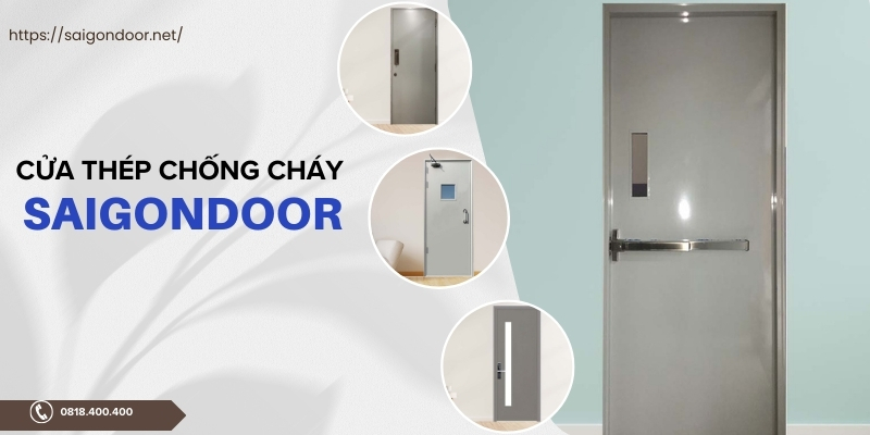 Cấu tạo cửa thép chống cháy chắc chắn