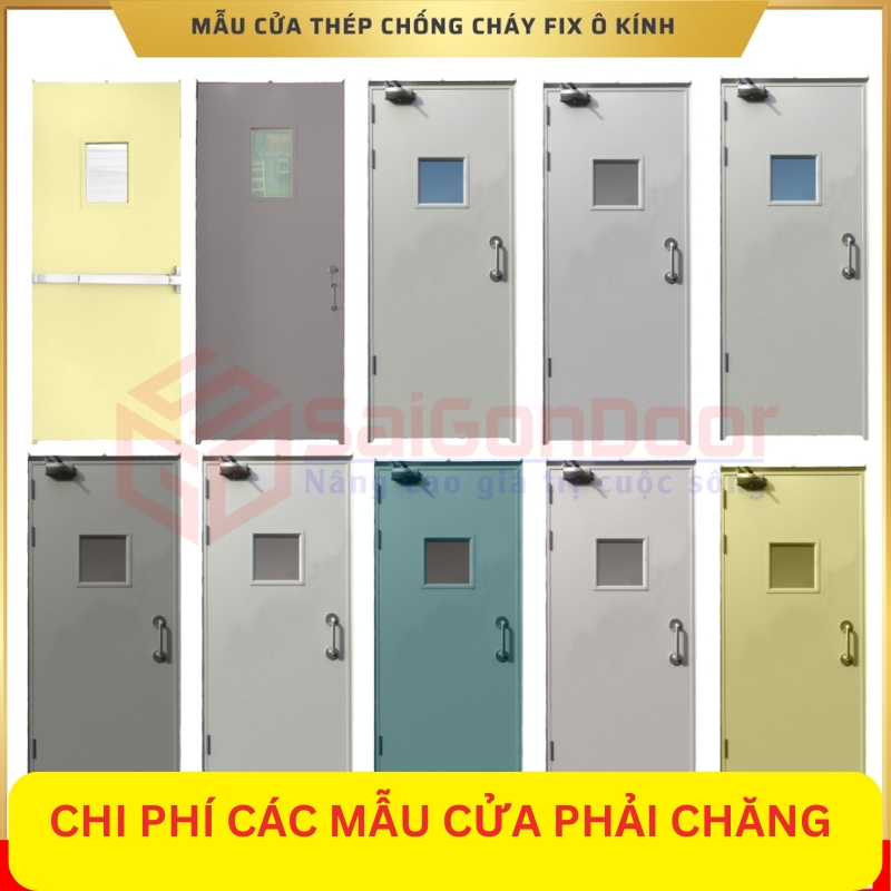 Chi phí các mẫu cửa phải chăng