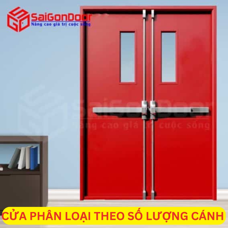Cửa phân loại theo số lượng cánh