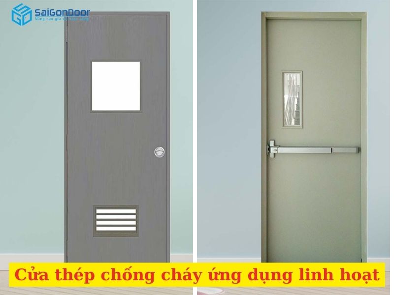 Dùng cửa thép chống cháy cho nhà ở cao tầng