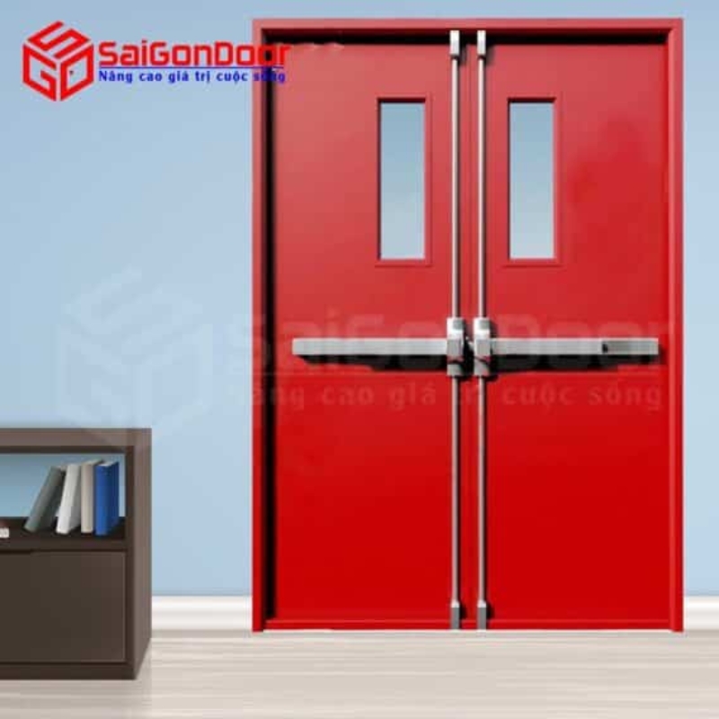 Lắp đặt hoàn chỉnh cửa thép chống cháy