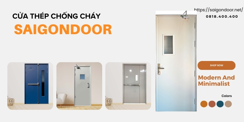 Lựa chọn kỹ đơn vị cung cấp cửa thép chống cháy 