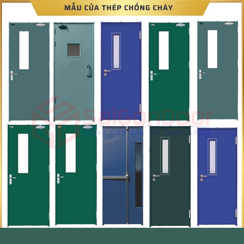 Lựa chọn Sài Gòn Door khi mua cửa thép chống cháy 