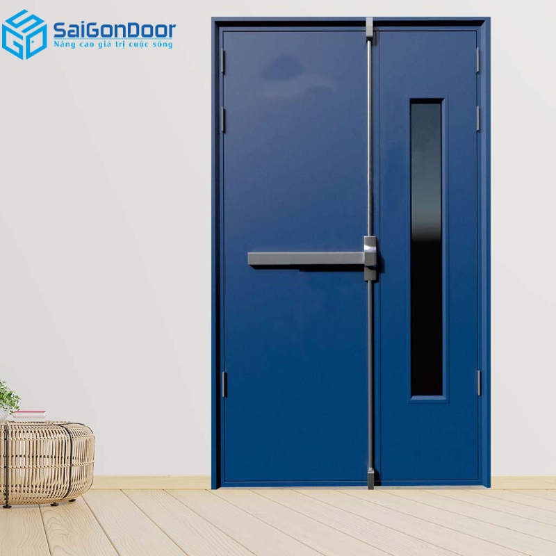 Cửa chống cháy mẫu 2 cánh 