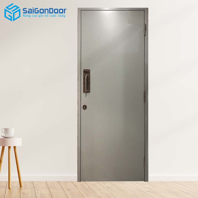 Mẫu cửa chống cháy một cánh cơ bản 