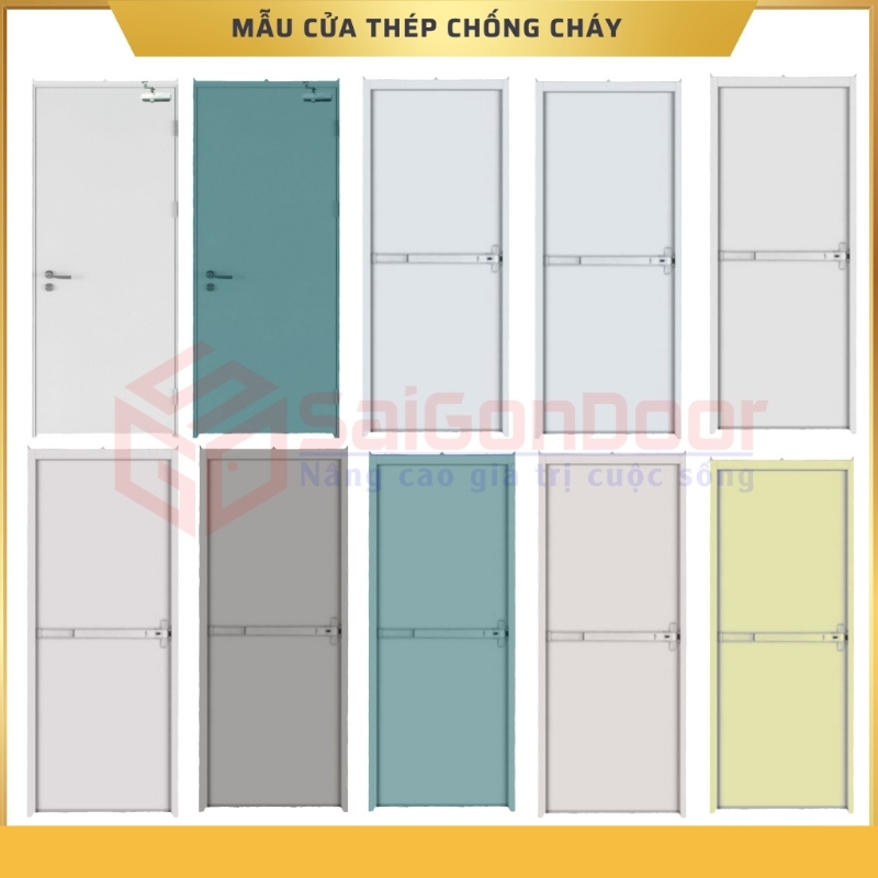 Mẫu cửa chống cháy tiêu chuẩn 120 phút 