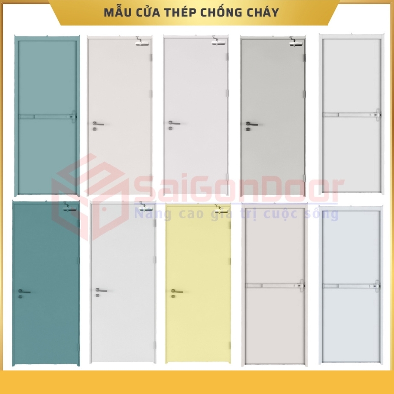 Mẫu cửa chống cháy tiêu chuẩn 45 phút 