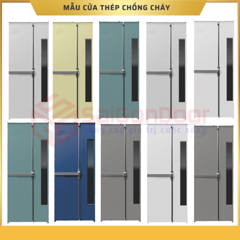 Mẫu cửa chống cháy tiêu chuẩn 60 phút 