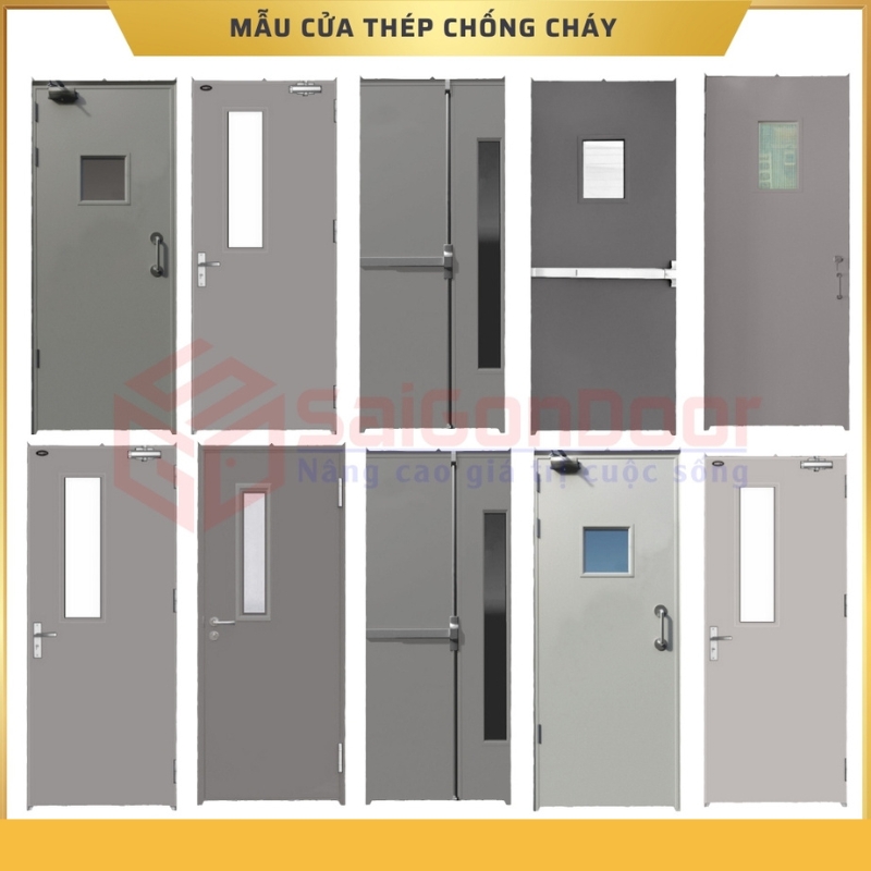 Mẫu cửa chống cháy tiêu chuẩn 90 phút 