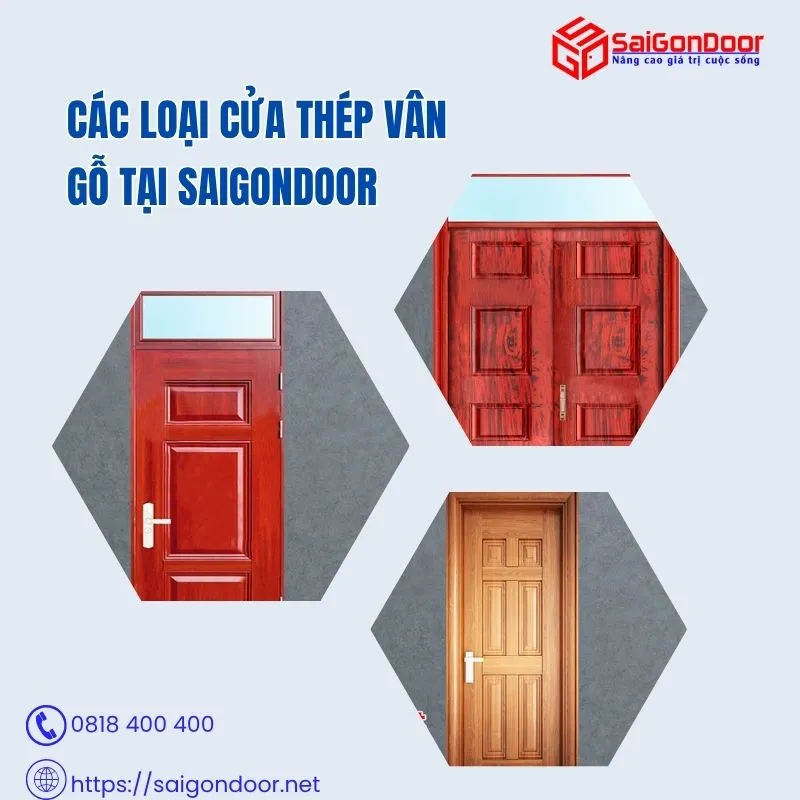 Mẫu cửa thép vân gỗ tại SaigonDoor tạo không gian sang trọng nâng tầm phong cách sống Mẫu cửa thép vân gỗ tại SaigonDoor tạo không gian sang trọng nâng tầm phong cách sống