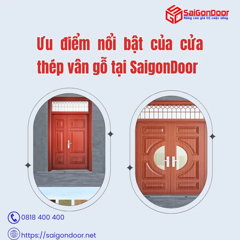 Cửa thép vân gỗ - sự lựa chọn hoàn hảo giữa thẩm mỹ của gỗ và đồ bền vượt thời gian của thép Cửa thép vân gỗ - sự lựa chọn hoàn hảo giữa thẩm mỹ của gỗ và đồ bền vượt thời gian của thép